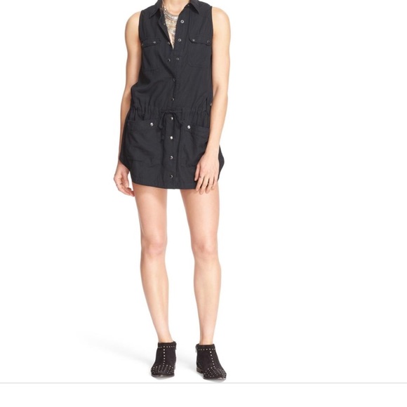 Free People Too Far Vest Tunic  charcoal grey - Picture 2 of 5